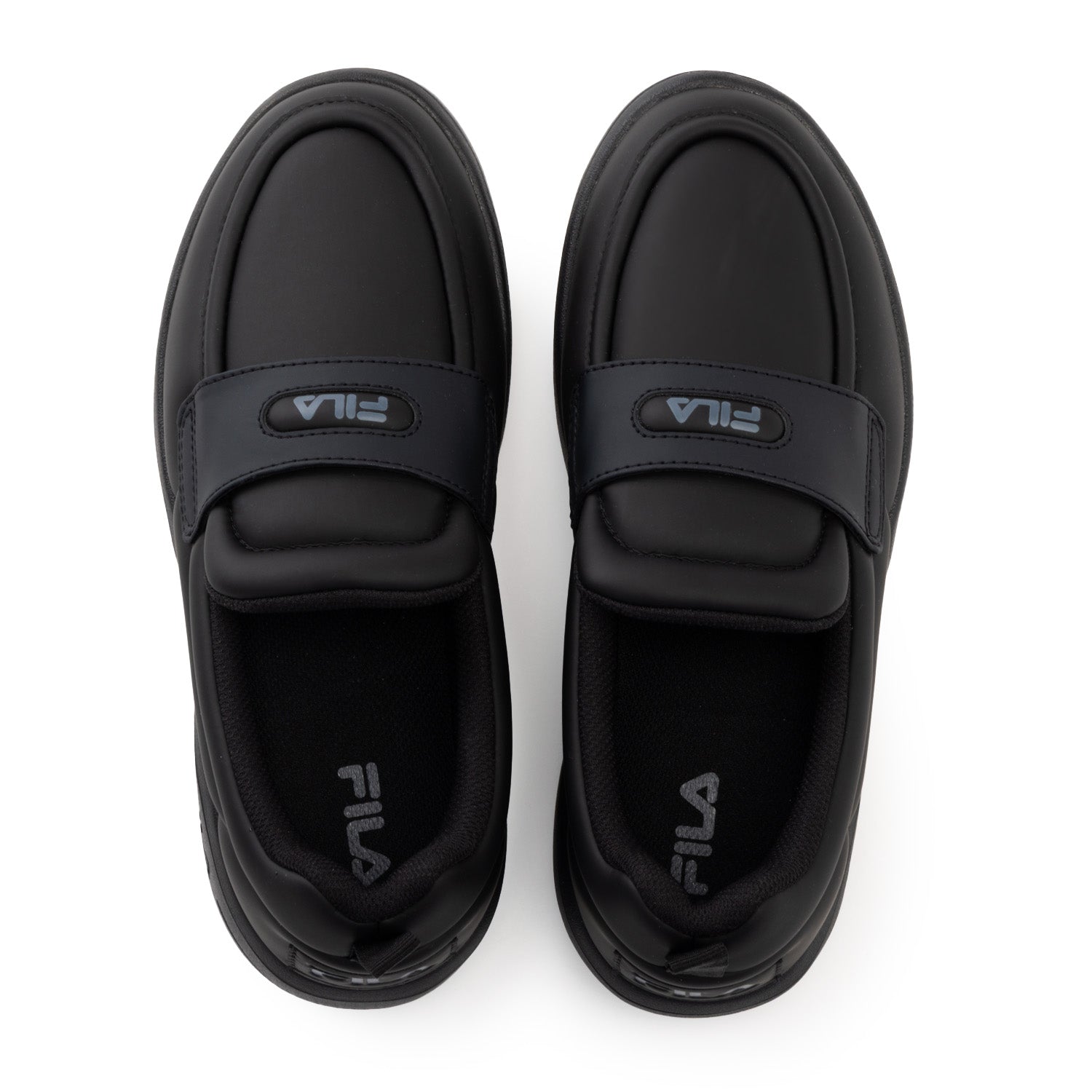 フィラ FILA SUPER BUBBLE LOAFER / スパーバブルローファー / 厚底スニーカー （BLACK /Iron Gate） BLACK /Iron Gate