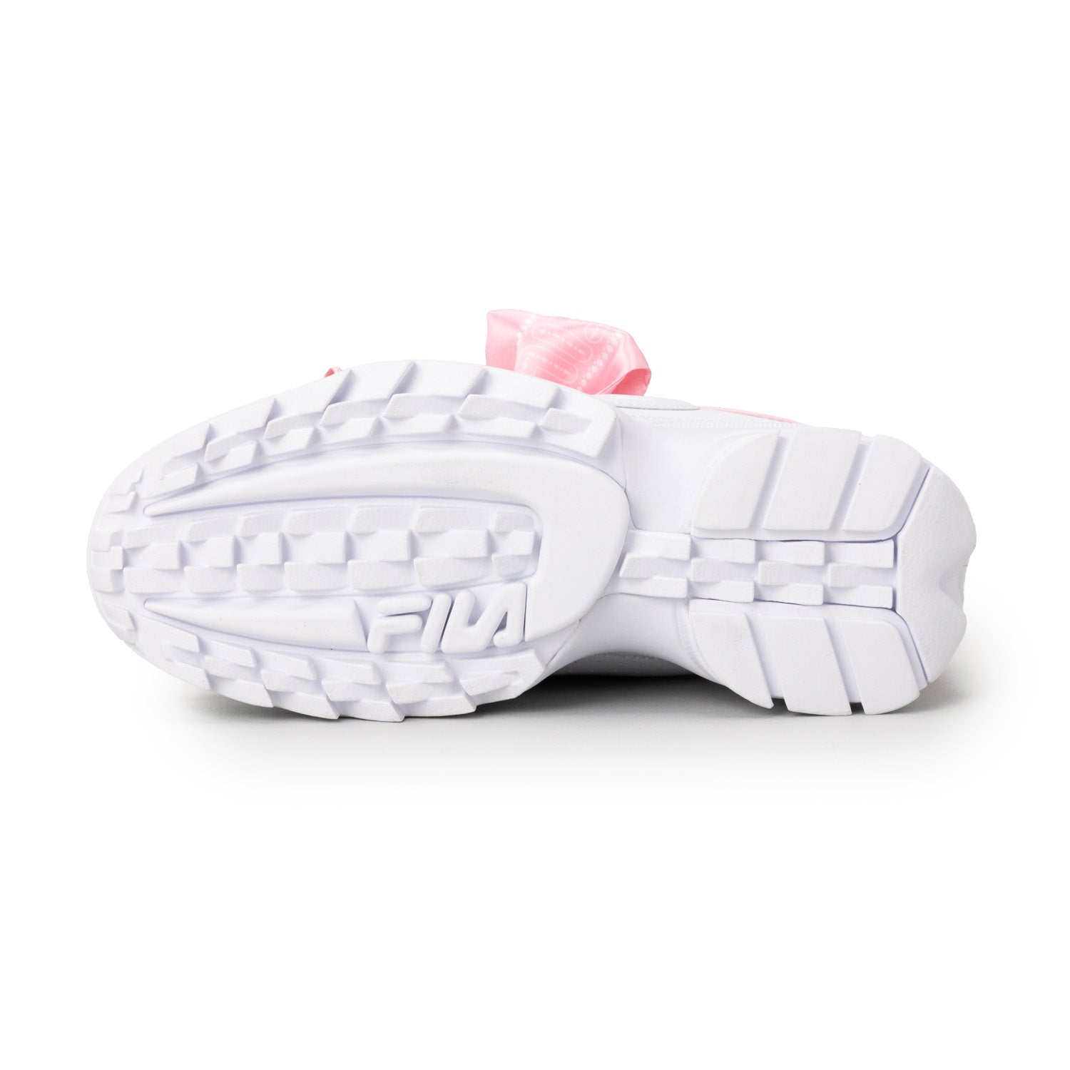 フィラ FILA DISRUPTOR 2 SCARF / ディスラプター2スカーフ / 厚底スニーカー （PURE WHITE/Rose Shad） PURE WHITE/Rose Shad