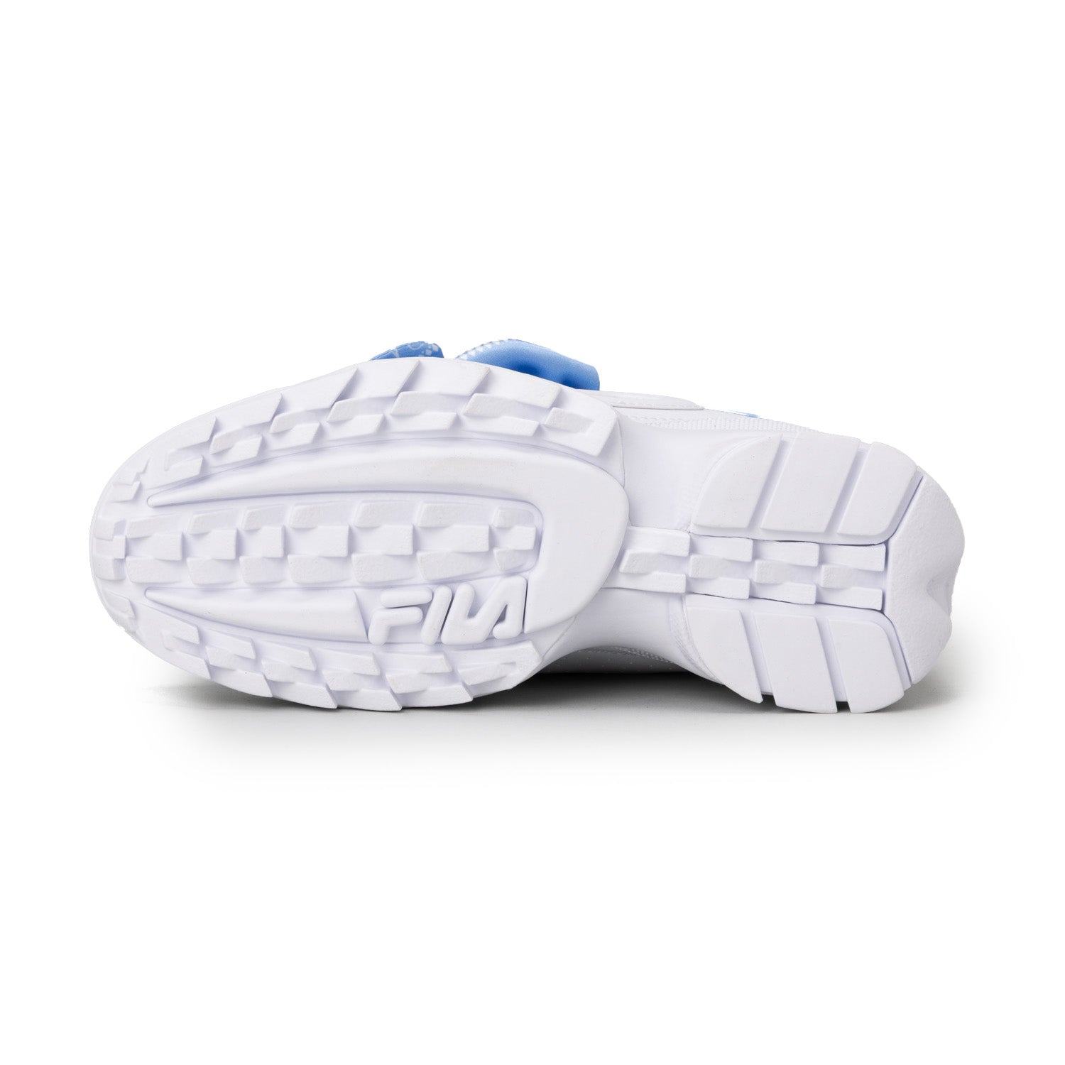 フィラ FILA DISRUPTOR 2 SCARF / ディスラプター2スカーフ / 厚底スニーカー （PURE WHITE/Blue Bell） PURE WHITE/Blue Bell