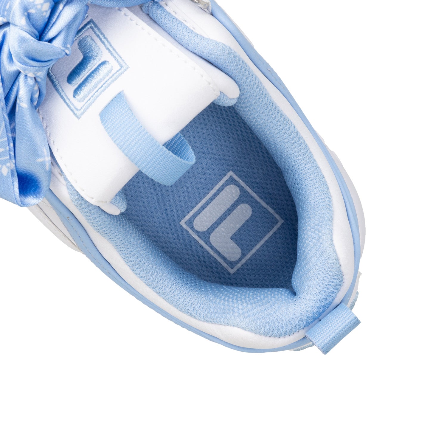 フィラ FILA DISRUPTOR 2 SCARF / ディスラプター2スカーフ / 厚底スニーカー （PURE WHITE/Blue Bell） PURE WHITE/Blue Bell
