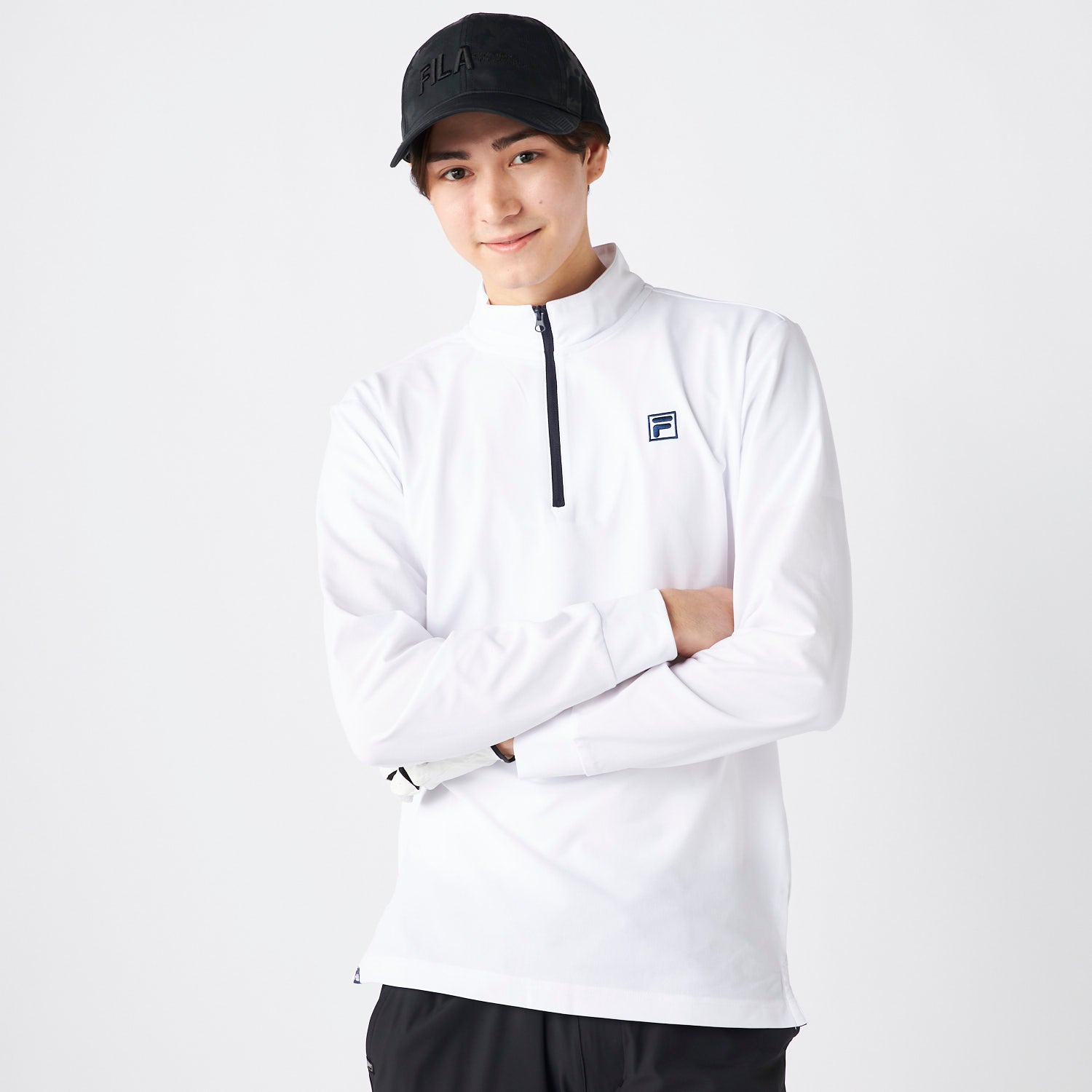 フィラ FILA ハーフジップ長袖シャツ （WT） WT