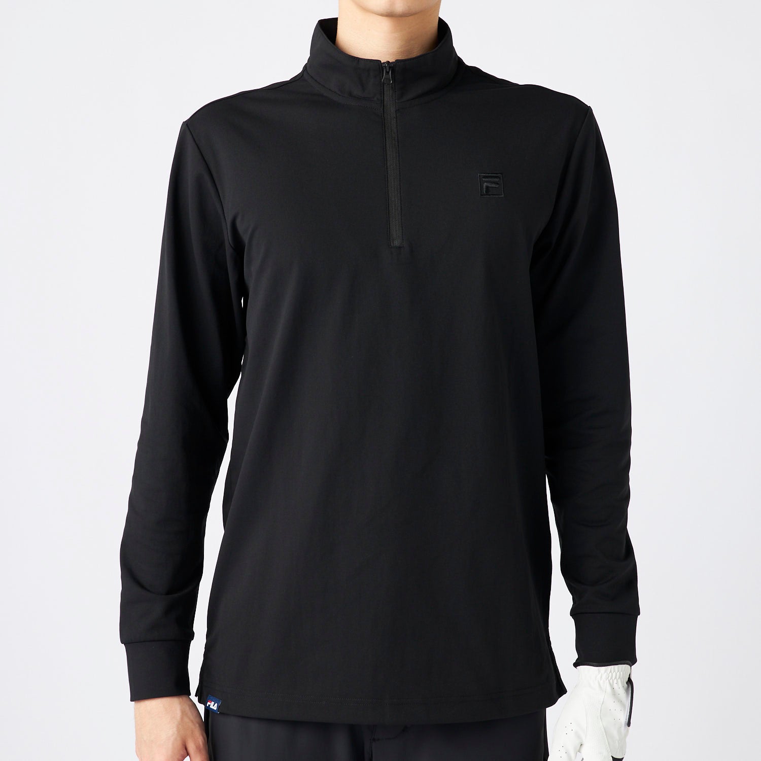 フィラ FILA ハーフジップ長袖シャツ （BK） BK