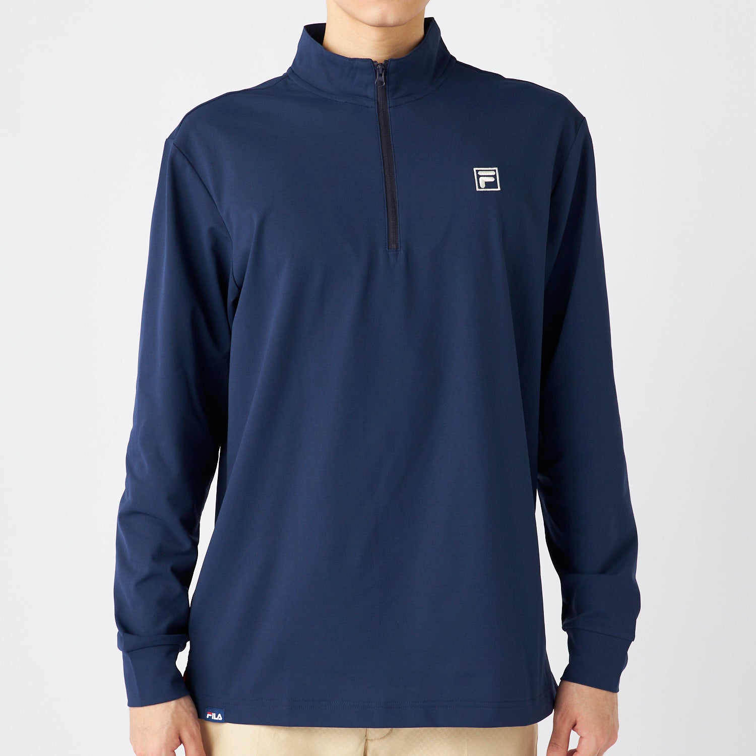 フィラ FILA ハーフジップ長袖シャツ （NV） NV