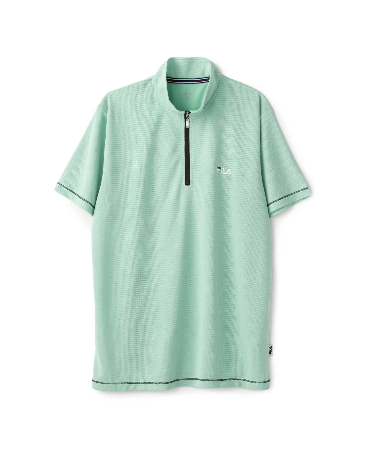 フィラ FILA ワンポイントハーフジップTシャツ （ライトグリーン） ライトグリーン