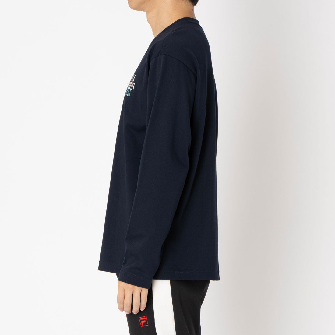 フィラ FILA 【カジュアルウェア】Treat graphic Long sleeve T / グラフィックロンT / レディース （DARK NAVY） DARK NAVY