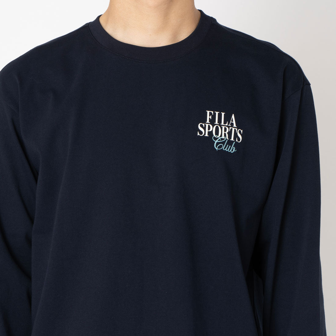 フィラ FILA 【カジュアルウェア】Treat graphic Long sleeve T / グラフィックロンT / レディース （DARK NAVY） DARK NAVY