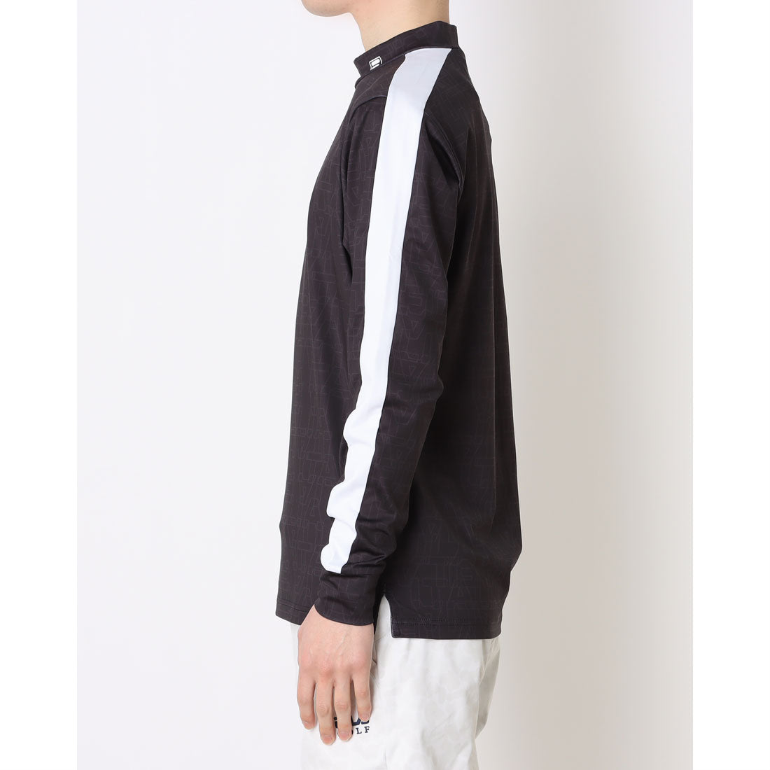 フィラ FILA プリント裏起毛長袖シャツ （BK） BK