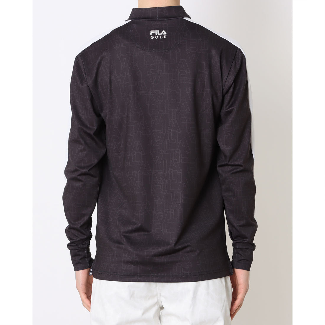 フィラ FILA プリント裏起毛長袖シャツ （BK） BK