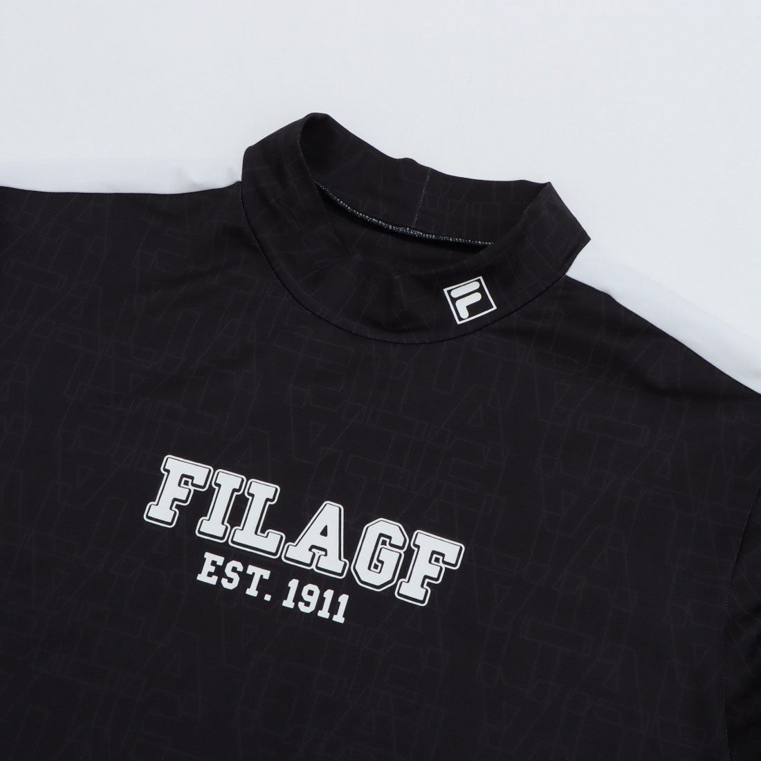 フィラ FILA プリント裏起毛長袖シャツ （BK） BK