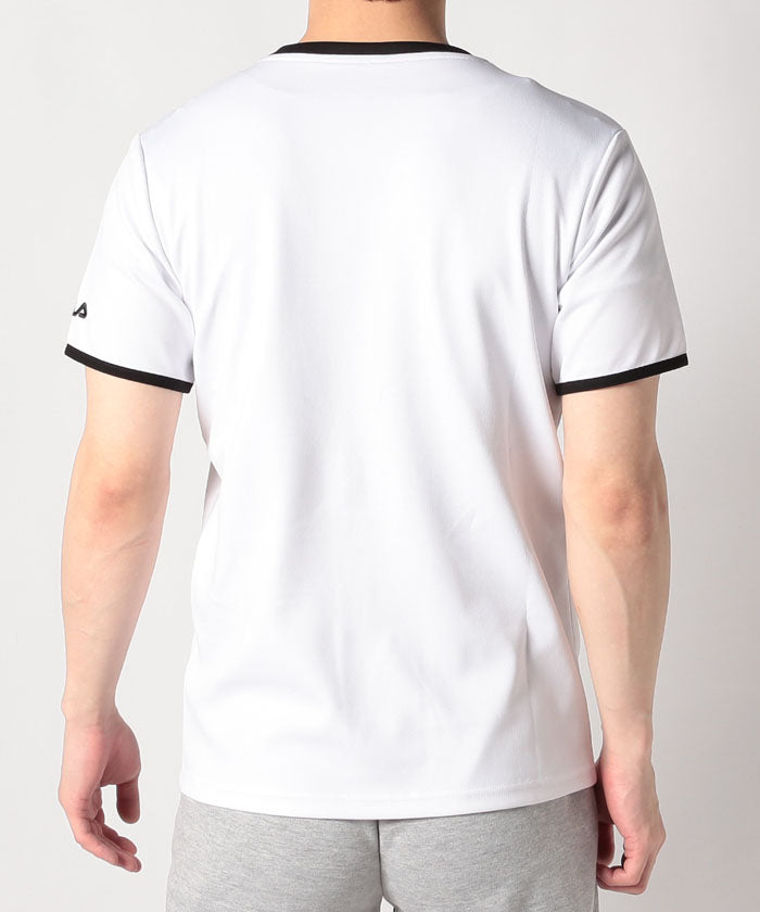 フィラ FILA ツインクール VネックTシャツ （ブラック） ブラック
