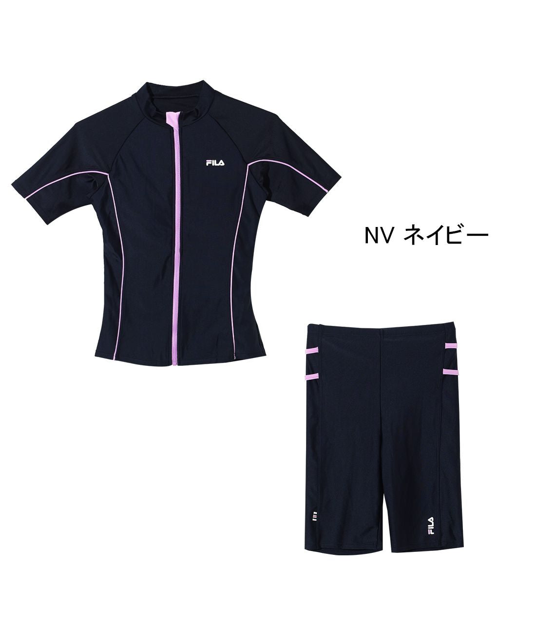 フィラ FILA FILAセパレートタイプ水着ラッシュガードタイプタンキニ【返品不可商品】 （BK） BK