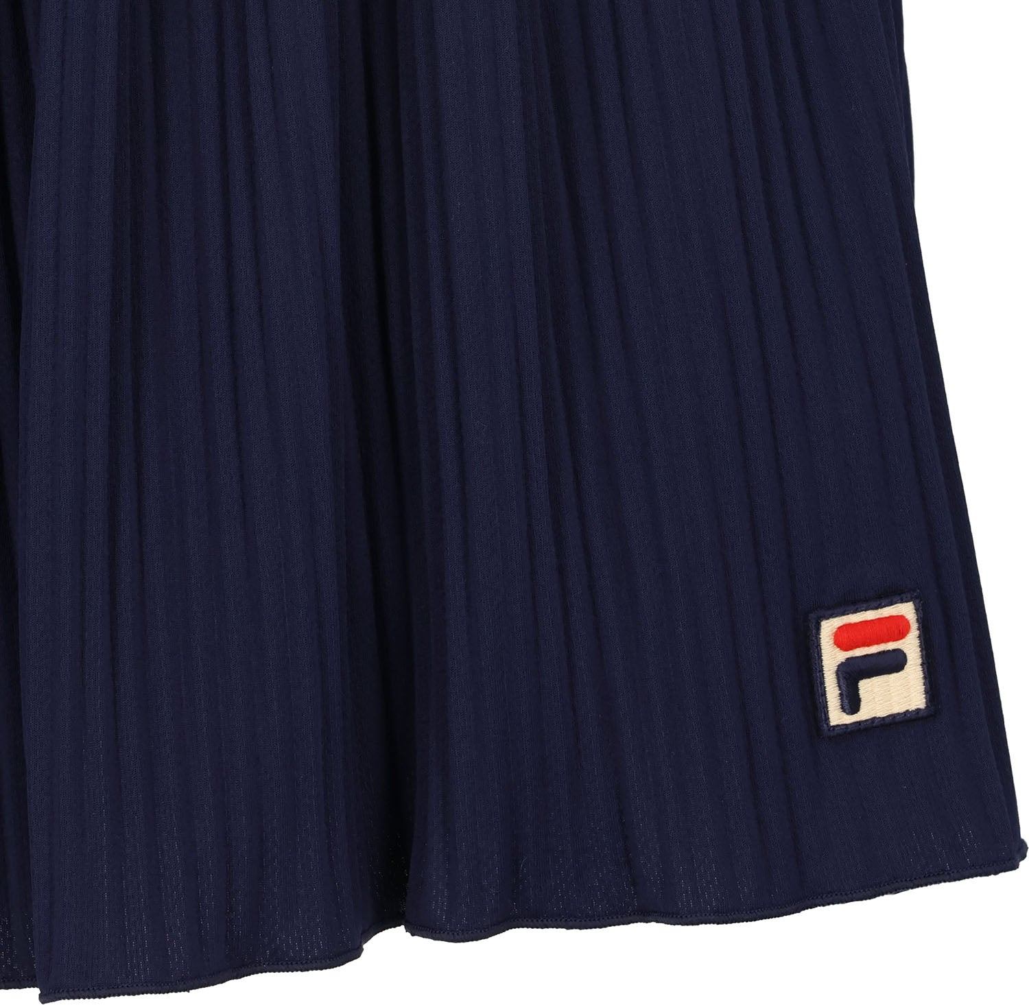 フィラ FILA 【テニス】無地 バックホールメッシュ アコーディオンプリーツスコート レディース