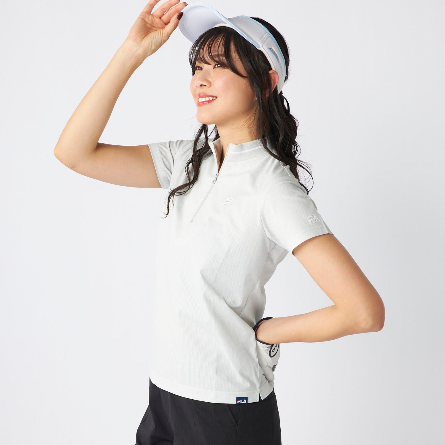フィラ FILA ハンソデシャツ （LGY） LGY