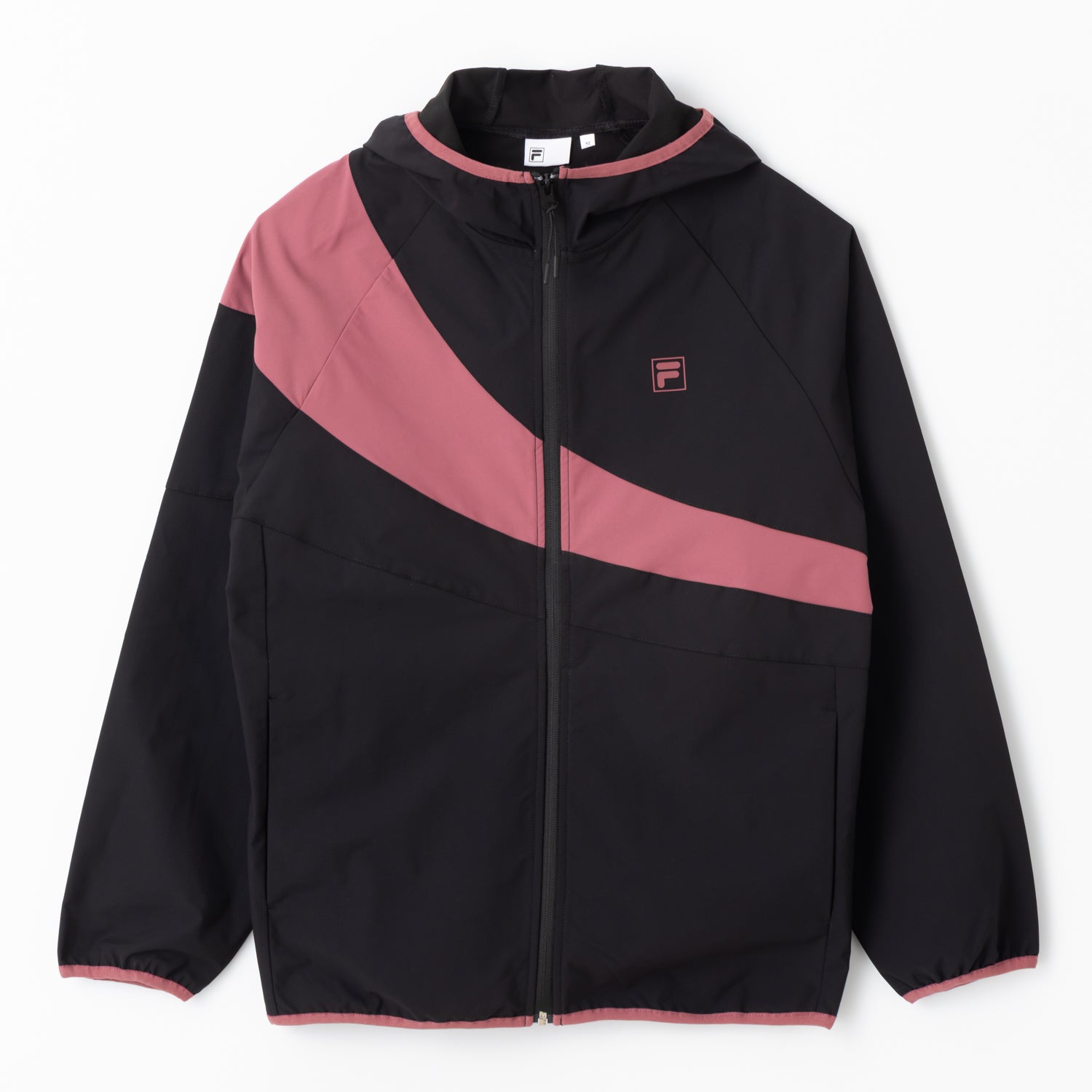 フィラ FILA WIND TRACK HOODIE （BLACK） BLACK