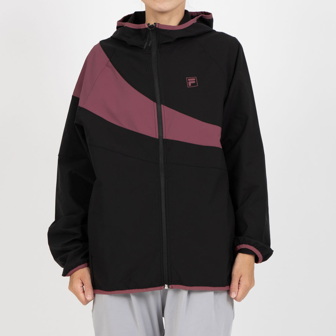フィラ FILA WIND TRACK HOODIE （BLACK） BLACK