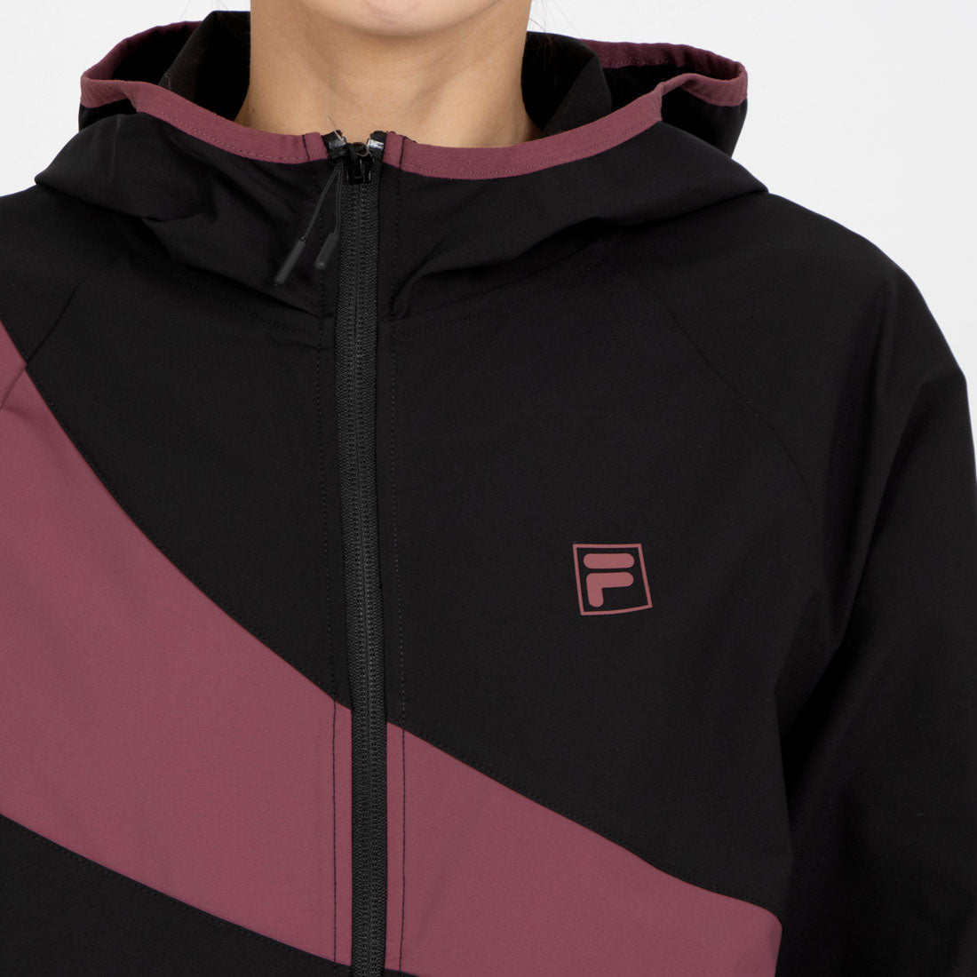 フィラ FILA WIND TRACK HOODIE （BLACK） BLACK