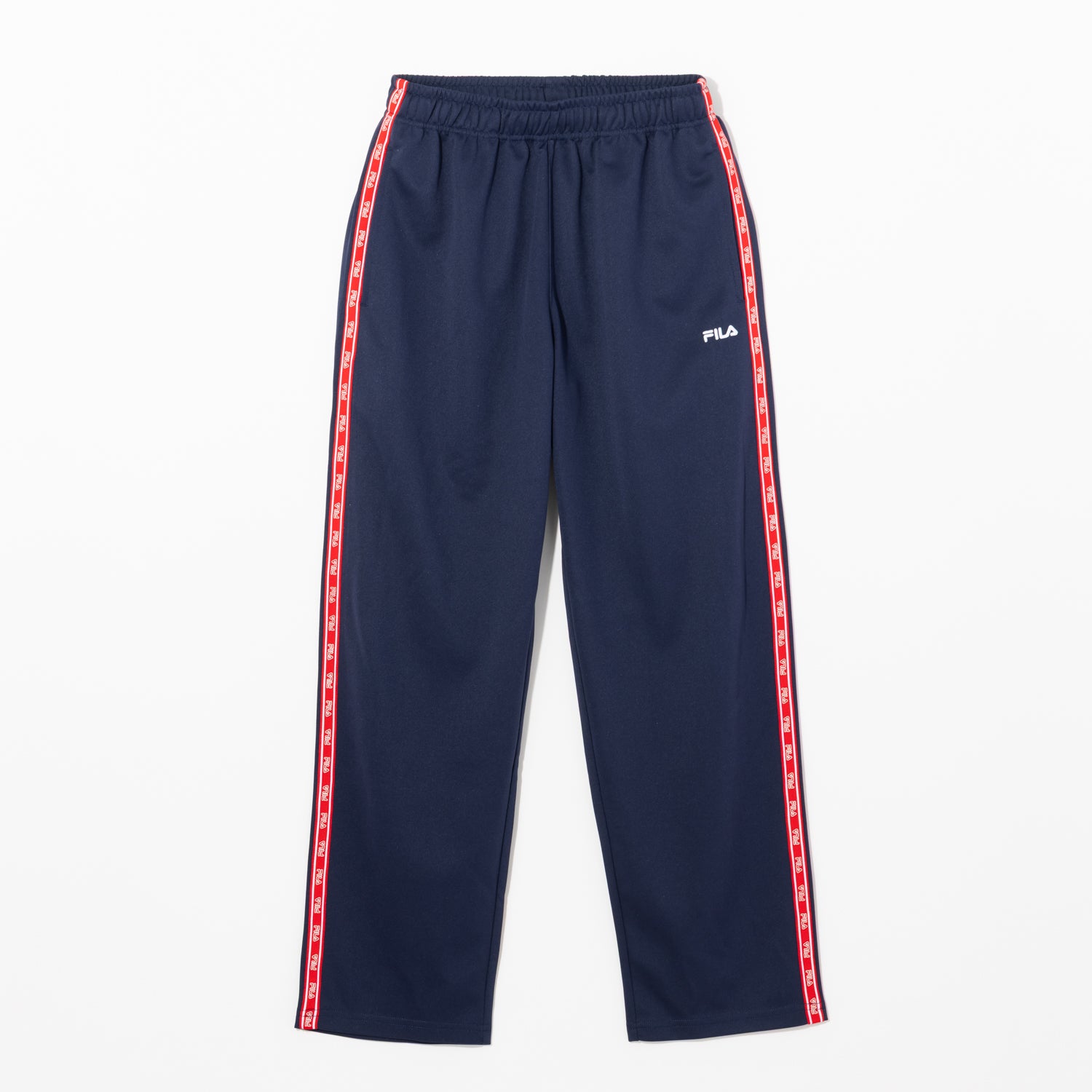 フィラ FILA ロゴテープジャージパンツ / LOGO TAPED JERSEY PANTS / カジュアルウェア / レディース （NV0） NAVY