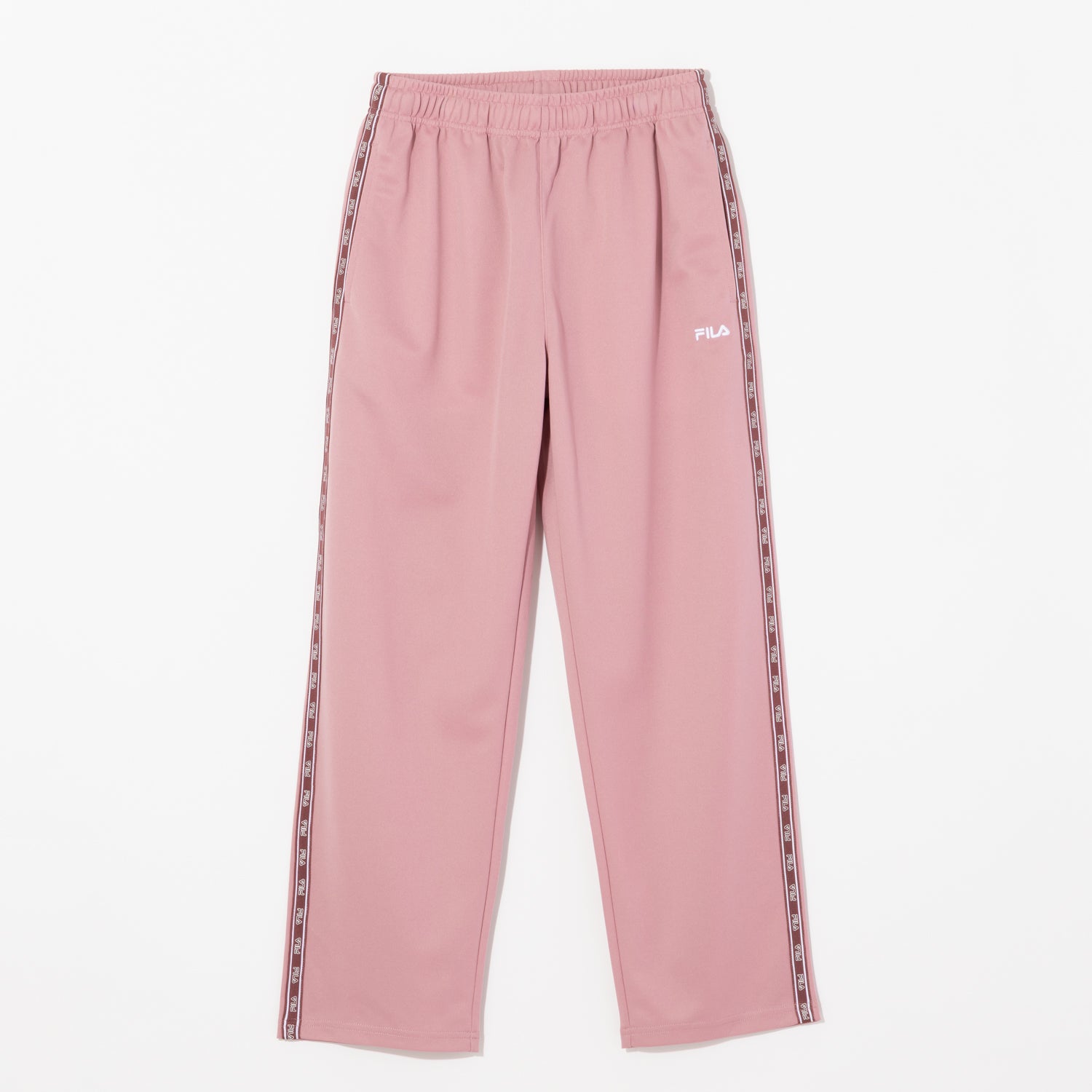 フィラ FILA ロゴテープジャージパンツ / LOGO TAPED JERSEY PANTS / カジュアルウェア / レディース （PK0） PINK