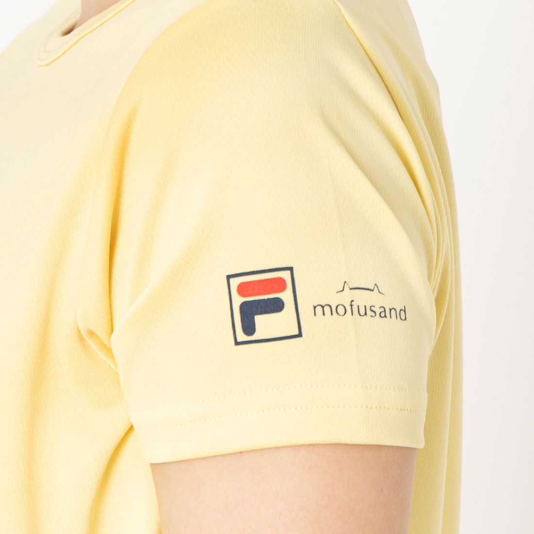 フィラ FILA FILA × mofusand・Tennis ball cat S/S T-shirts/ レディース （L.YELLOW） L.YELLOW