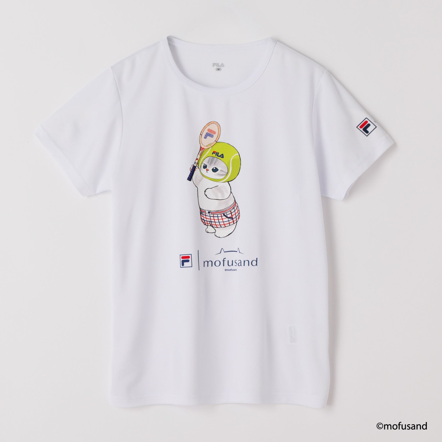 フィラ FILA FILA × mofusand・Tennis ball cat S/S T-shirts/ レディース （WHITE） WHITE
