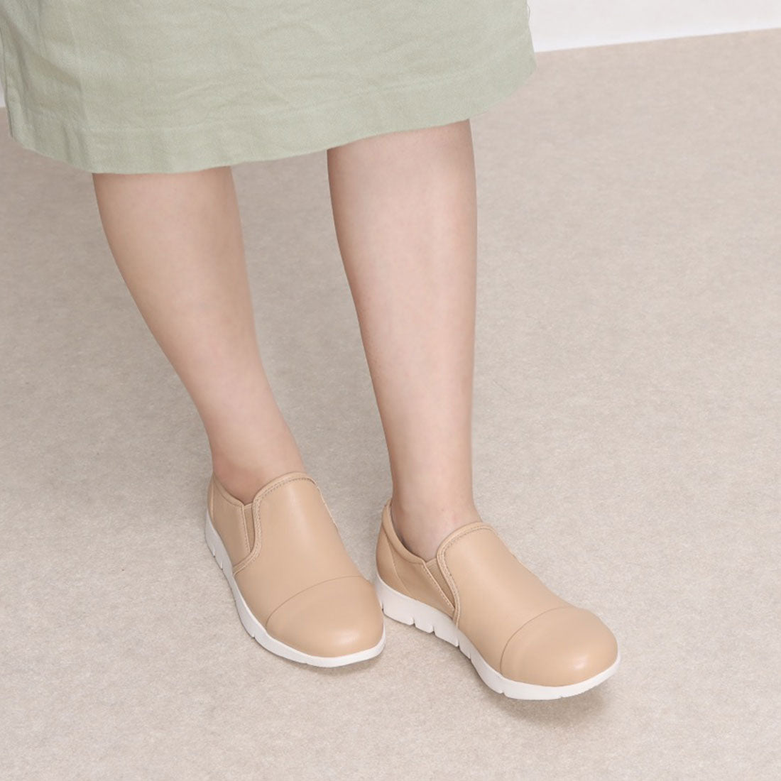 フィットジョイ FITJOY 軽量 slip-on スニーカー （BLK/BLK） BLK/BLK