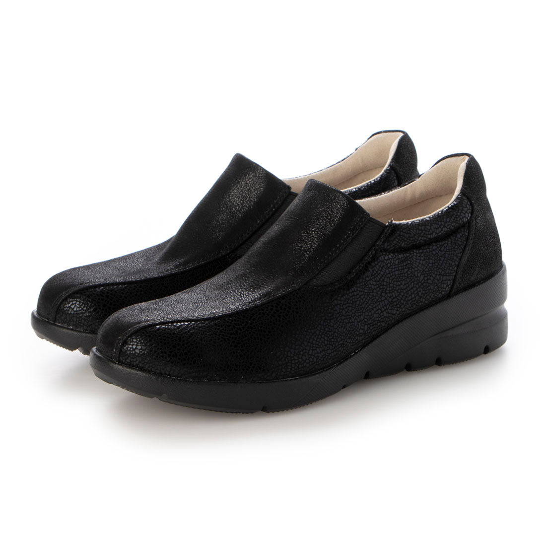 フィットジョイ FITJOY 軽量スリップオンストレッチスニーカー
