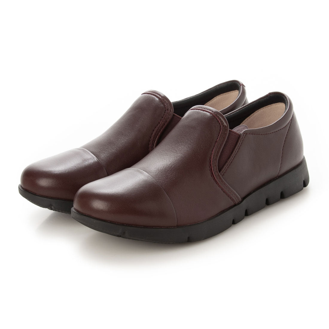 フィットジョイ FITJOY 軽量 slip-on スニーカー （WINE） WINE