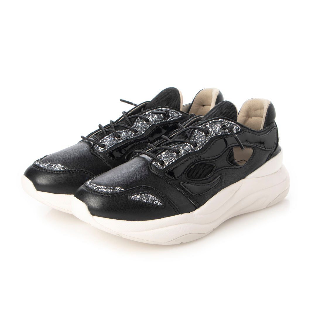 フィットジョイ FITJOY 5 eyelet スニーカー,BLK