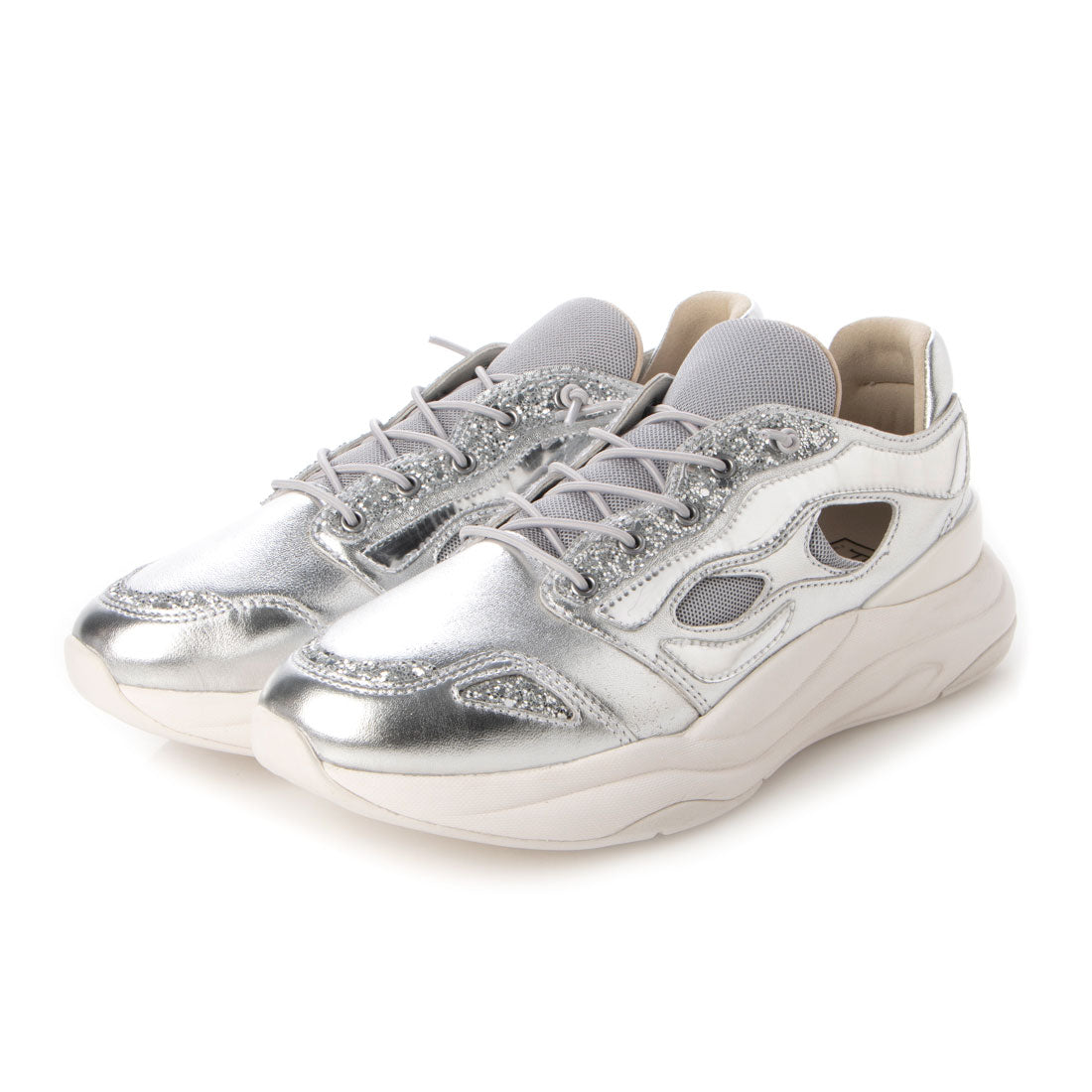 フィットジョイ FITJOY 5 eyelet スニーカー,SILVER