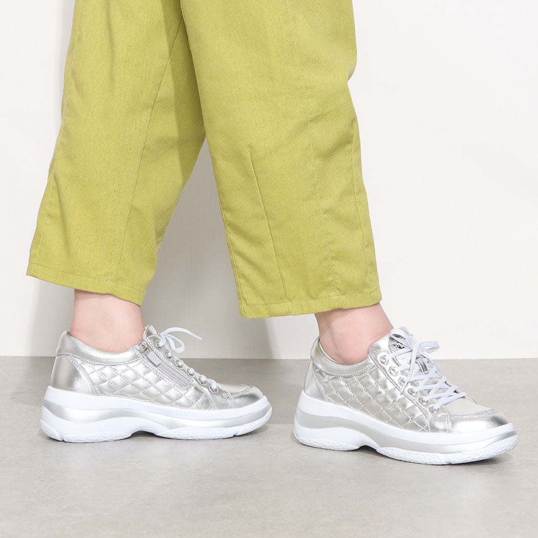 フィットジョイ FITJOY 厚底 6 eyeletスニーカー