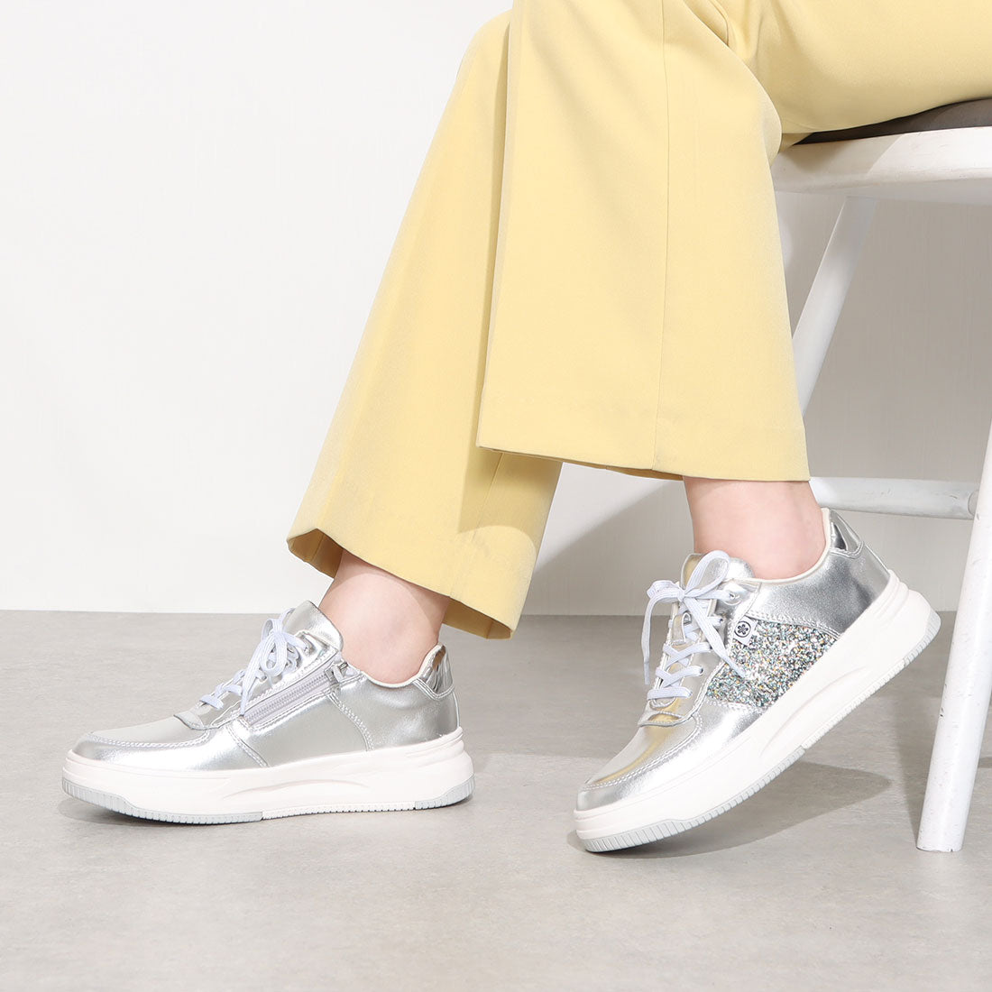 フィットジョイ FITJOY 5 eyelet グリッターコートシューズ