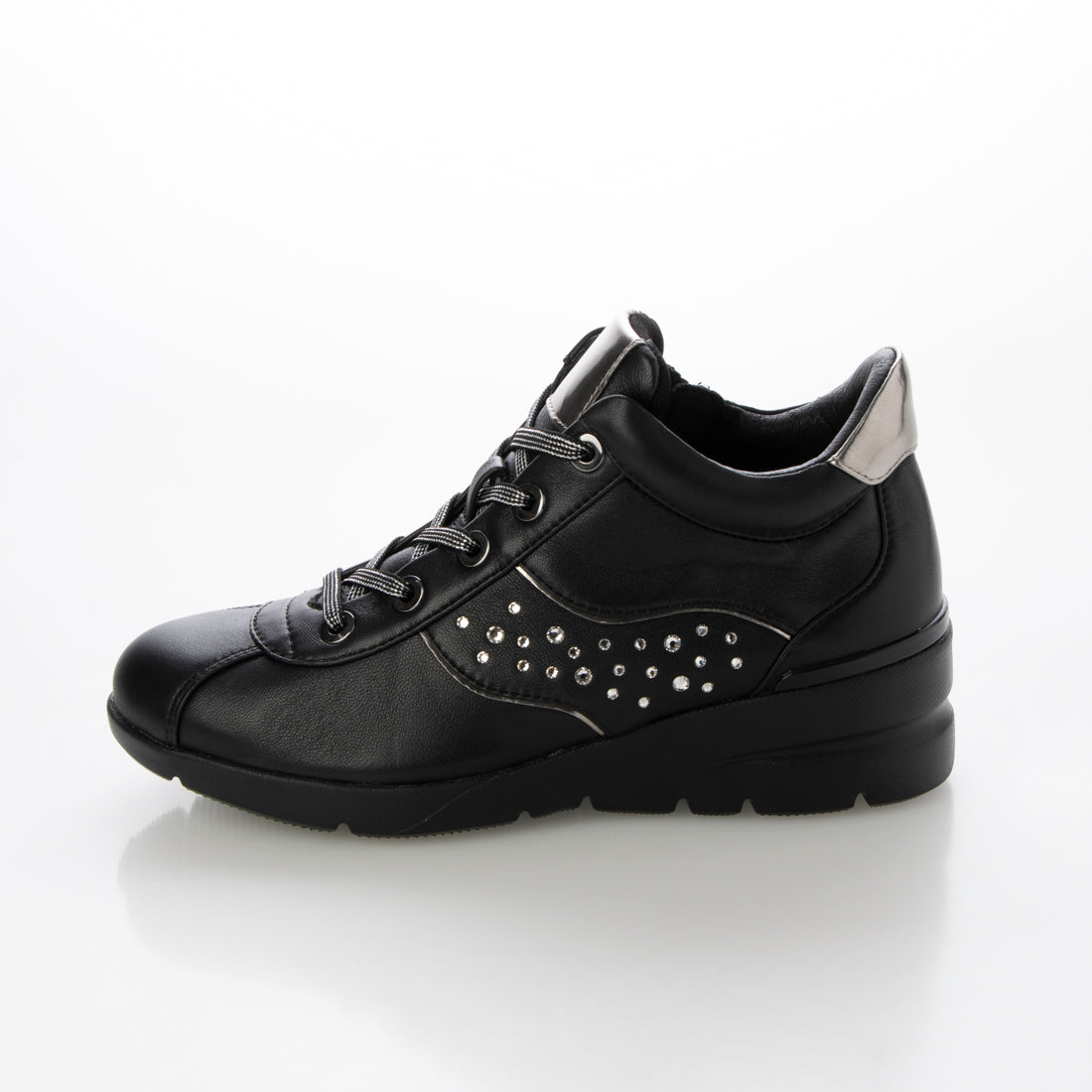 フィットジョイ FITJOY 軽量 mid cut キラキラスニーカー