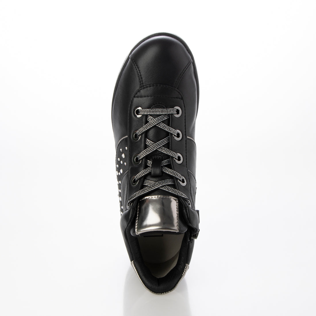 フィットジョイ FITJOY 軽量 mid cut キラキラスニーカー