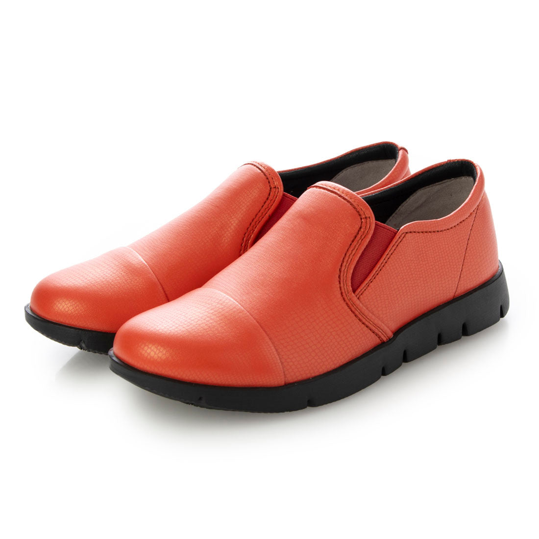 フィットジョイ FITJOY 軽量 slip-on スニーカー （ORG/GRY） ORG/GRY