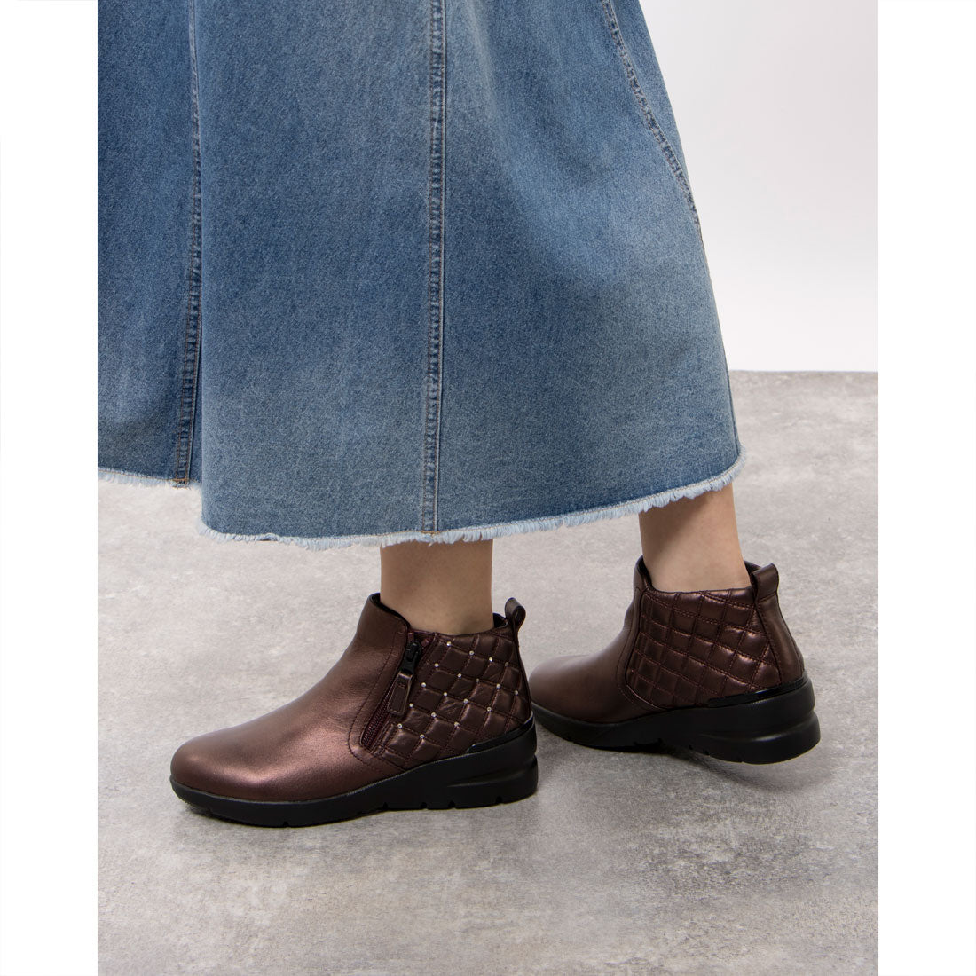 FITJOY Lightweight Sparkly Boots
