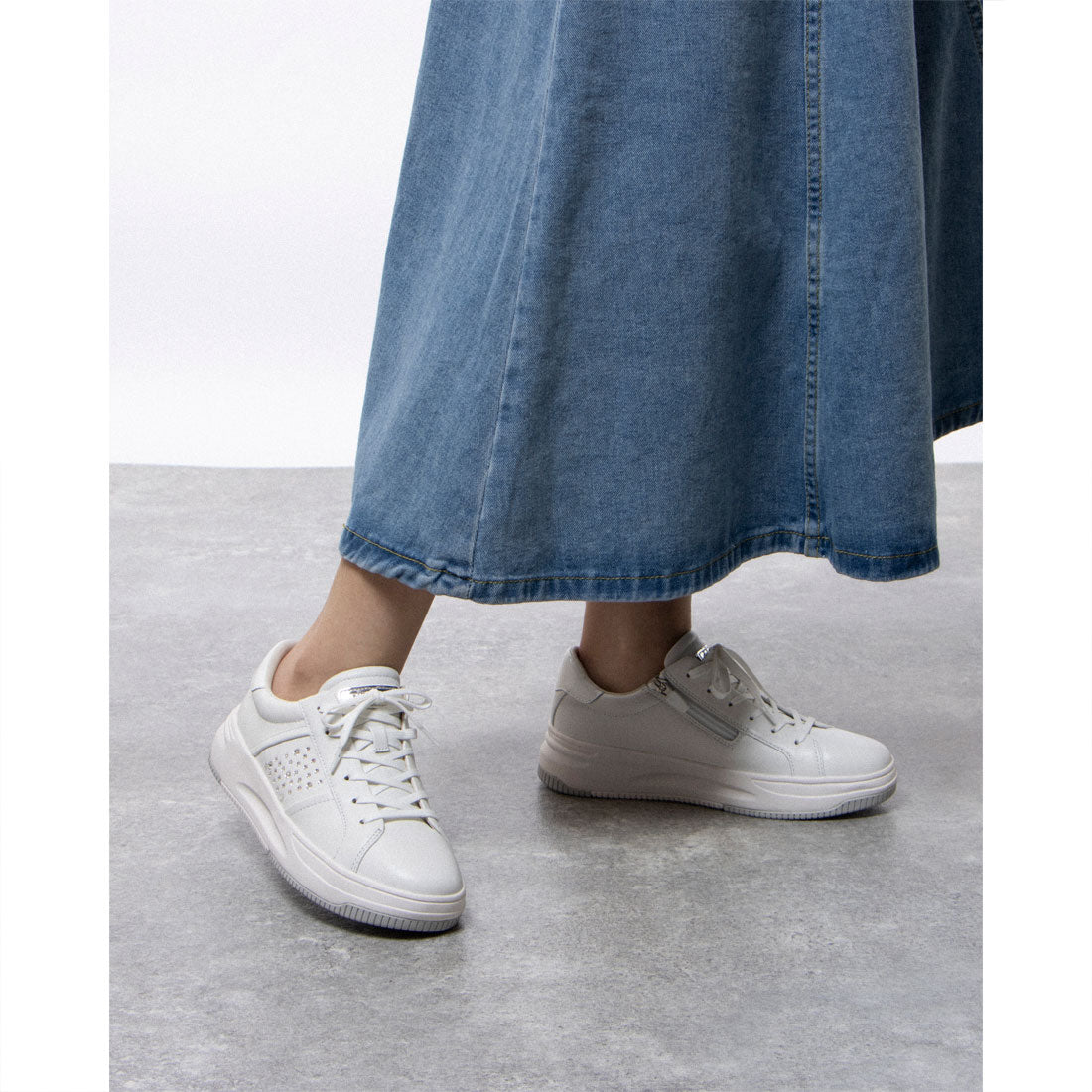 フィットジョイ FITJOY 6 eyelet キラキラコートシューズ