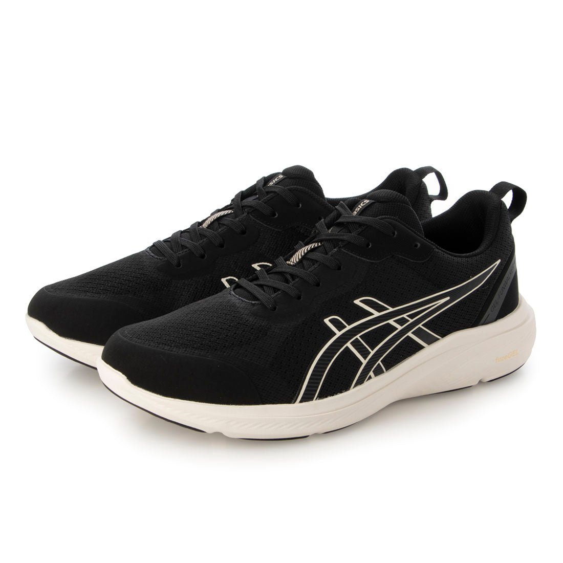 アシックス ウォーキング（ウェルネスウォーカー） ASICS WALKING (WELLNESS WALKER) 558 GEL-FUNWALKER M0 291066 （ブラック×ホワイト） ブラック×ホワイト