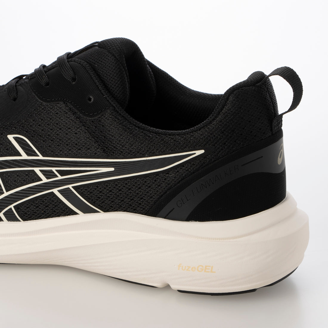 アシックス ウォーキング（ウェルネスウォーカー） ASICS WALKING (WELLNESS WALKER) 558 GEL-FUNWALKER M0 291066 （ブラック×ホワイト） ブラック×ホワイト