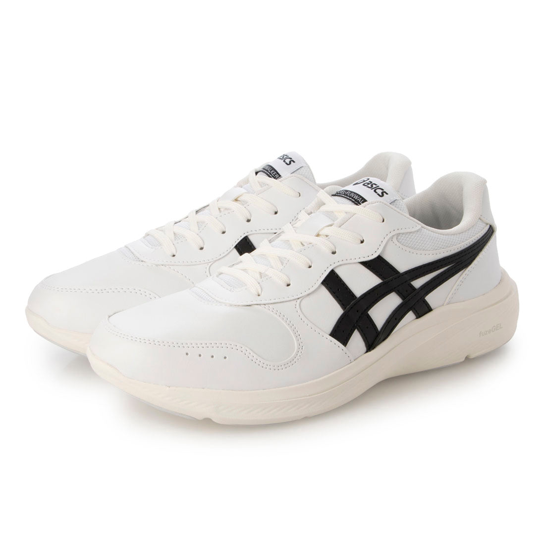 アシックス ウォーキング（ウェルネスウォーカー） ASICS WALKING (WELLNESS WALKER) 558 GEL-FUNWALKER M0 291065 （ホワイト×ブラック） ホワイト×ブラック