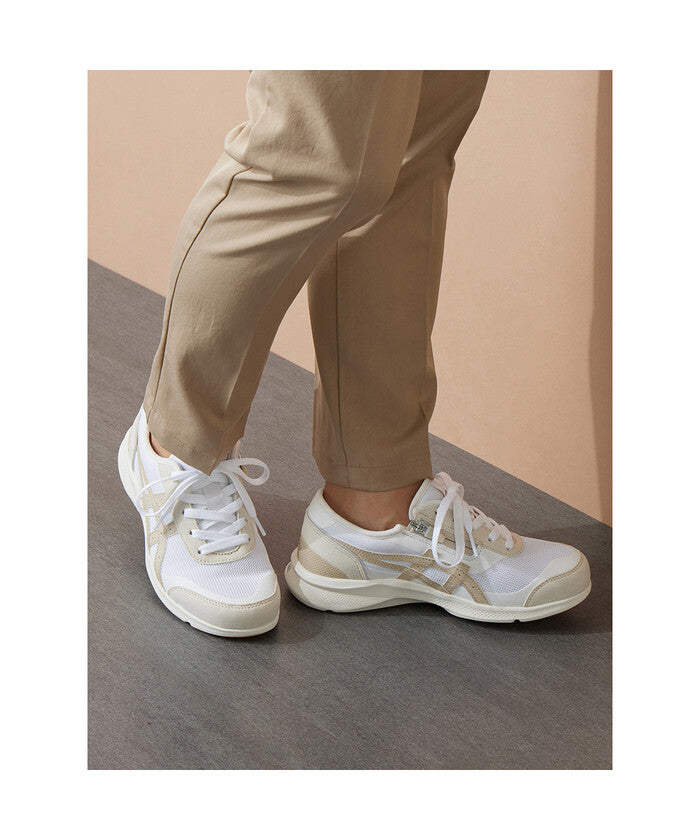 アシックス ウォーキング（ウェルネスウォーカー） ASICS WALKING (WELLNESS WALKER) ハダシウォーカー レディース 3E相当 （WHITE/BEIGE） WHITE/BEIGE