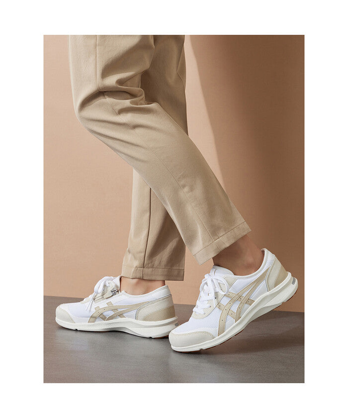 アシックス ウォーキング（ウェルネスウォーカー） ASICS WALKING (WELLNESS WALKER) ハダシウォーカー レディース 3E相当 （WHITE/BEIGE） WHITE/BEIGE