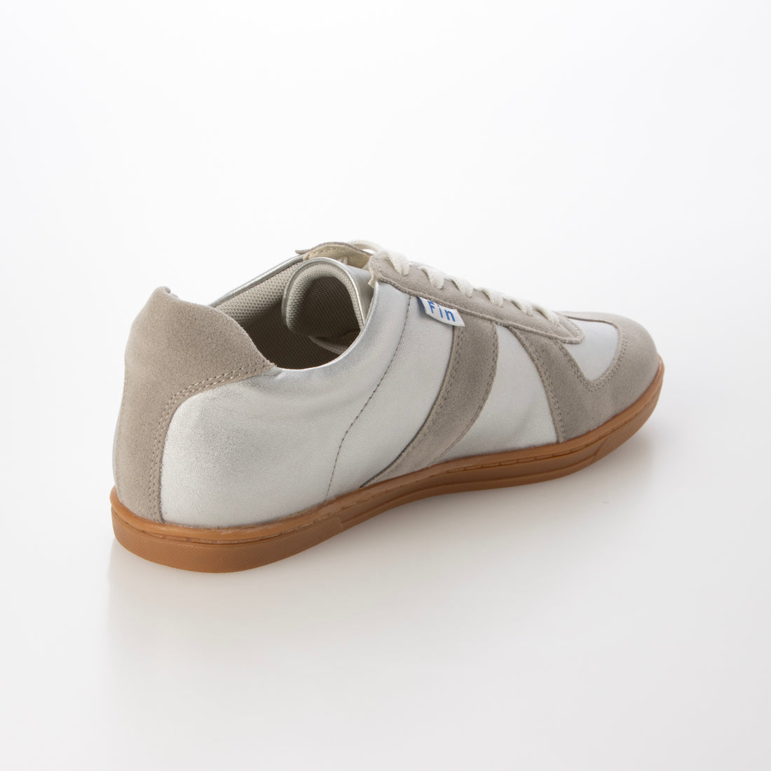 フィン Fin ジャーマントレーナースニーカー【低反発スポンジ入り】 （シルバー） シルバー