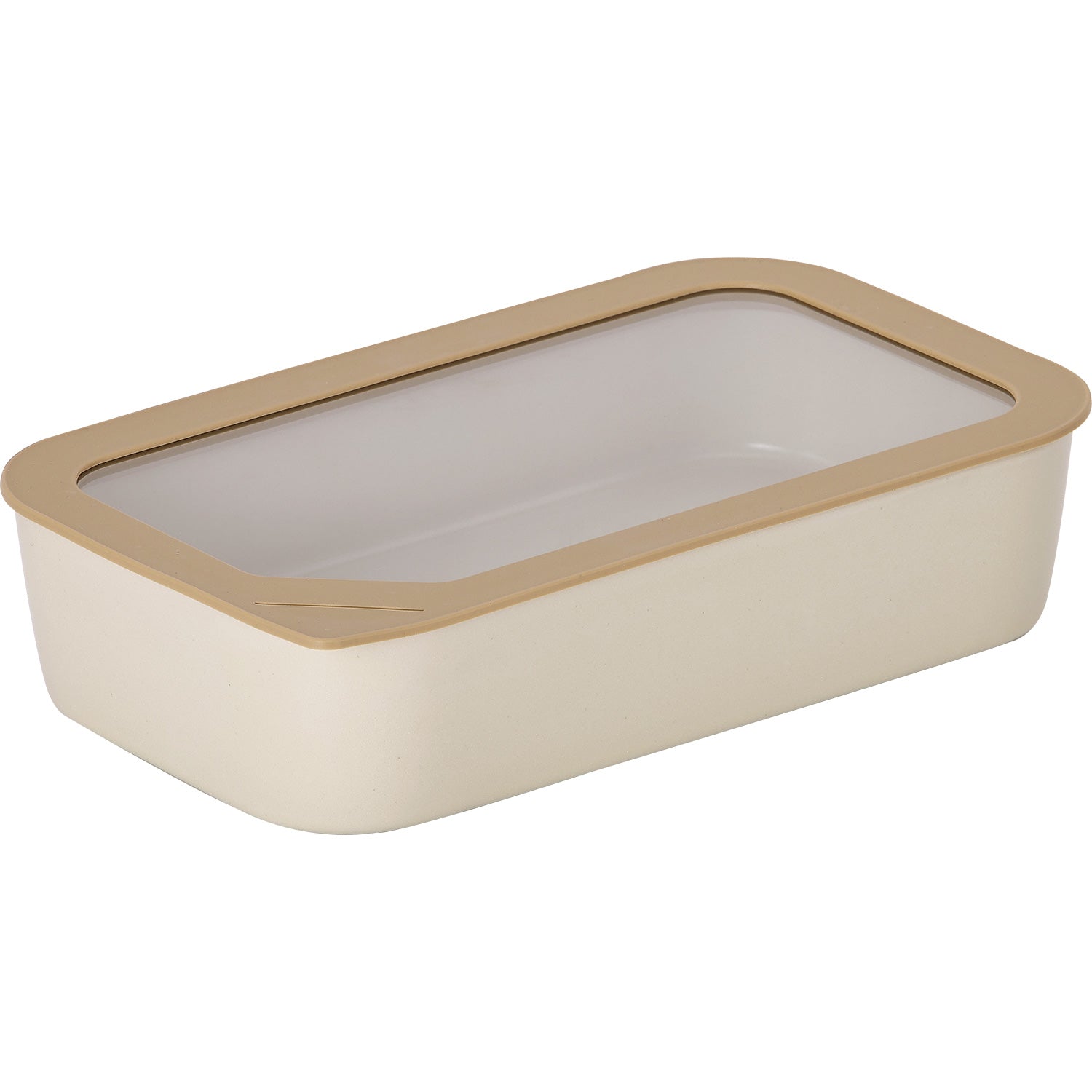 フィカ FIKA FIKAONE 陶磁器製食品保存容器1500ml 四角タイプ 【返品不可商品】 （サンドベージュ） サンドベージュ