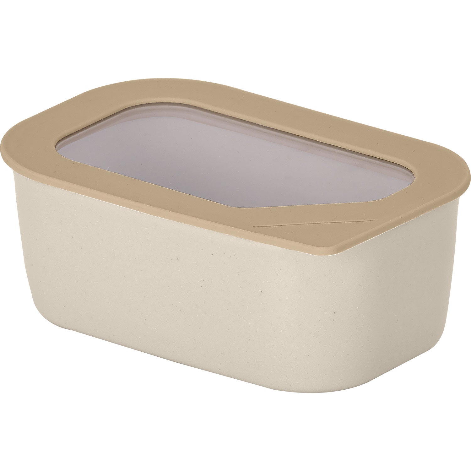 フィカ FIKA FIKAONE 陶磁器製食品保存容器600ml 四角タイプ 【返品不可商品】 （サンドベージュ） サンドベージュ