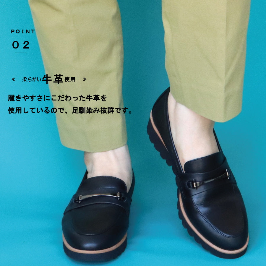 フィズリーン FIZZ REEN 【FIZZ REEN】 厚底 ビット ローファー