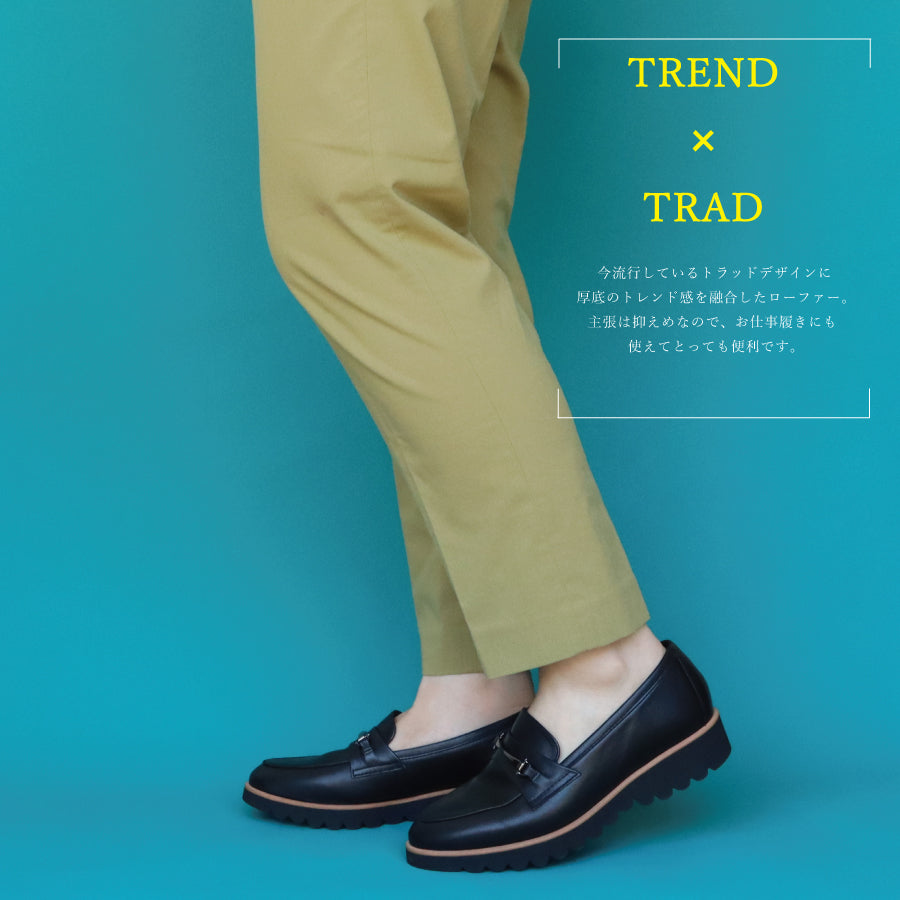 フィズリーン FIZZ REEN 【FIZZ REEN】 厚底 ビット ローファー