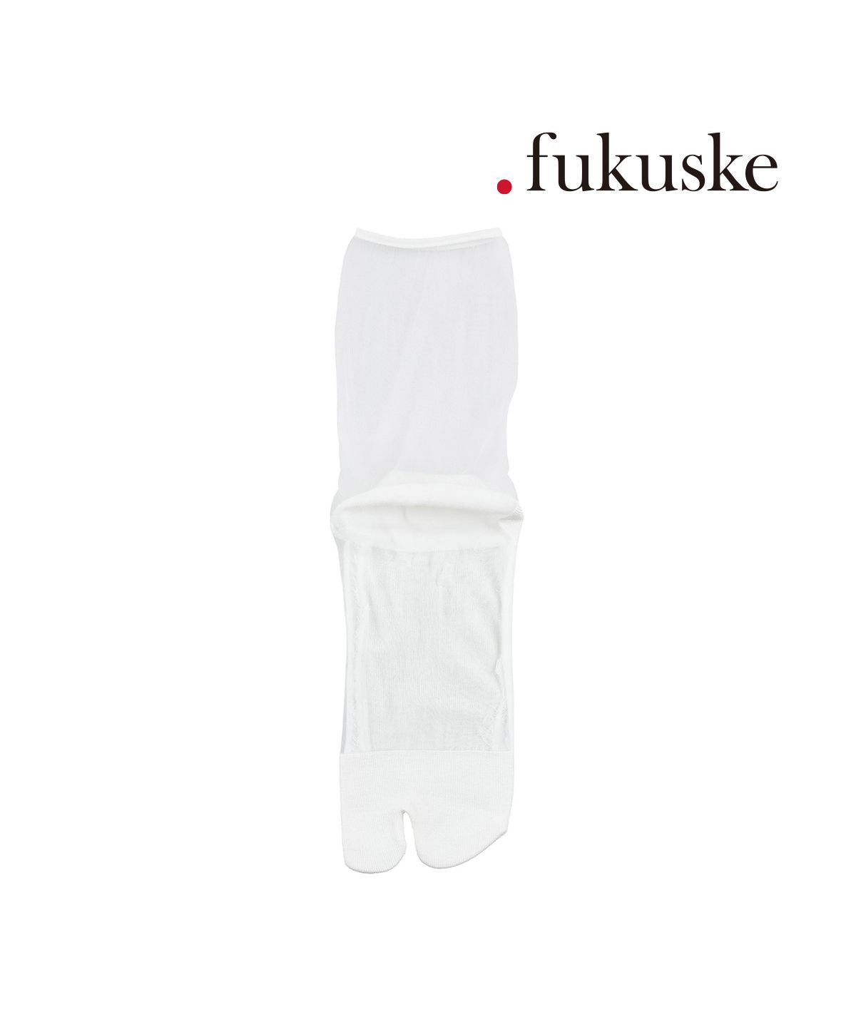 ドットフクスケ .fukusuke .fukuske ： 無地 ソックス クルー丈 シアー素材 テグス 婦人 女性 レディース 靴下 フクスケ fukuske 福