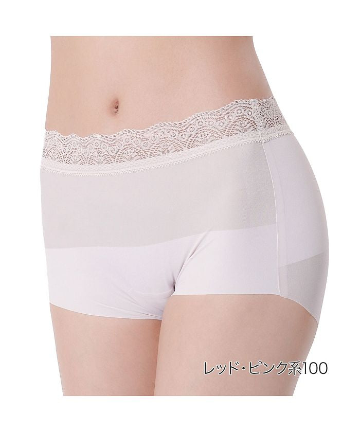 カミュ Camiu 福助 公式 ソフトガードル トランクス レディース カミュ メッシュ 保湿加工 ショーツ 31ー3279婦人 女性 フクスケ fukuske【返品不可商品】,レッド・ピンク系100