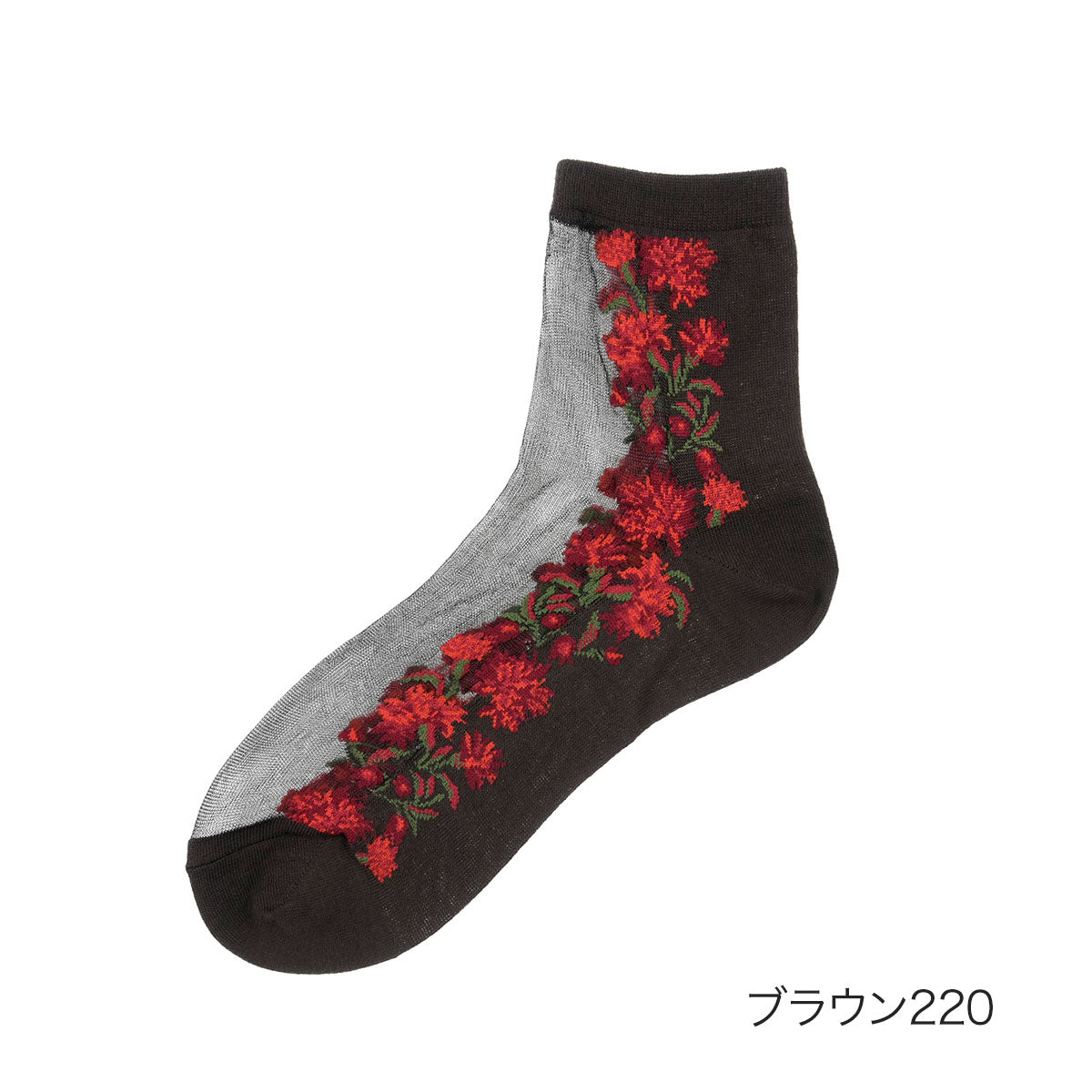 フクスケ ファン fukuske FUN 福助 【fukuske FUN ： femieu】 靴下 花柄 ショート丈 つま先かかと補強   婦人 女性 レディース フクスケ fuku