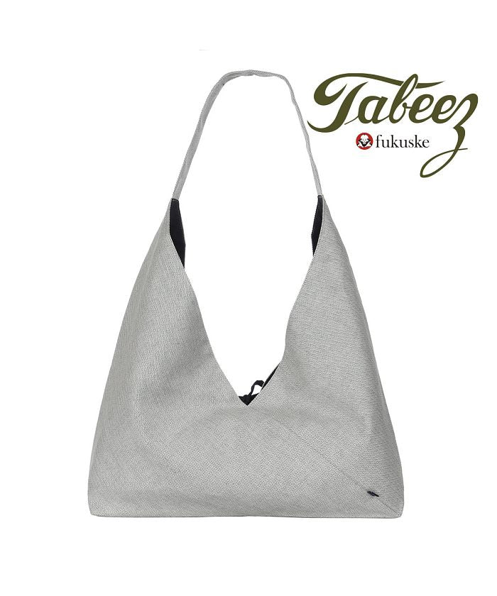 タビーズ Tabeez 福助 公式 肩背包 男女通用 Tabeez 東袋 鳳尾紋 9150ー300灰色 女士 男士 福助足袋 日本